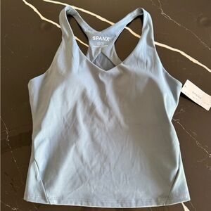 SPANX Women's Light Blue Tank Top